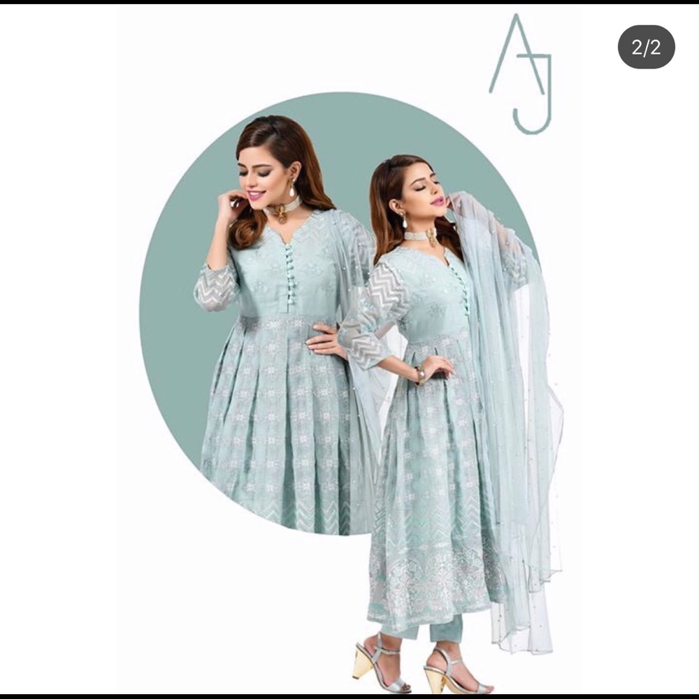 Anum Jung 3 piece Frock